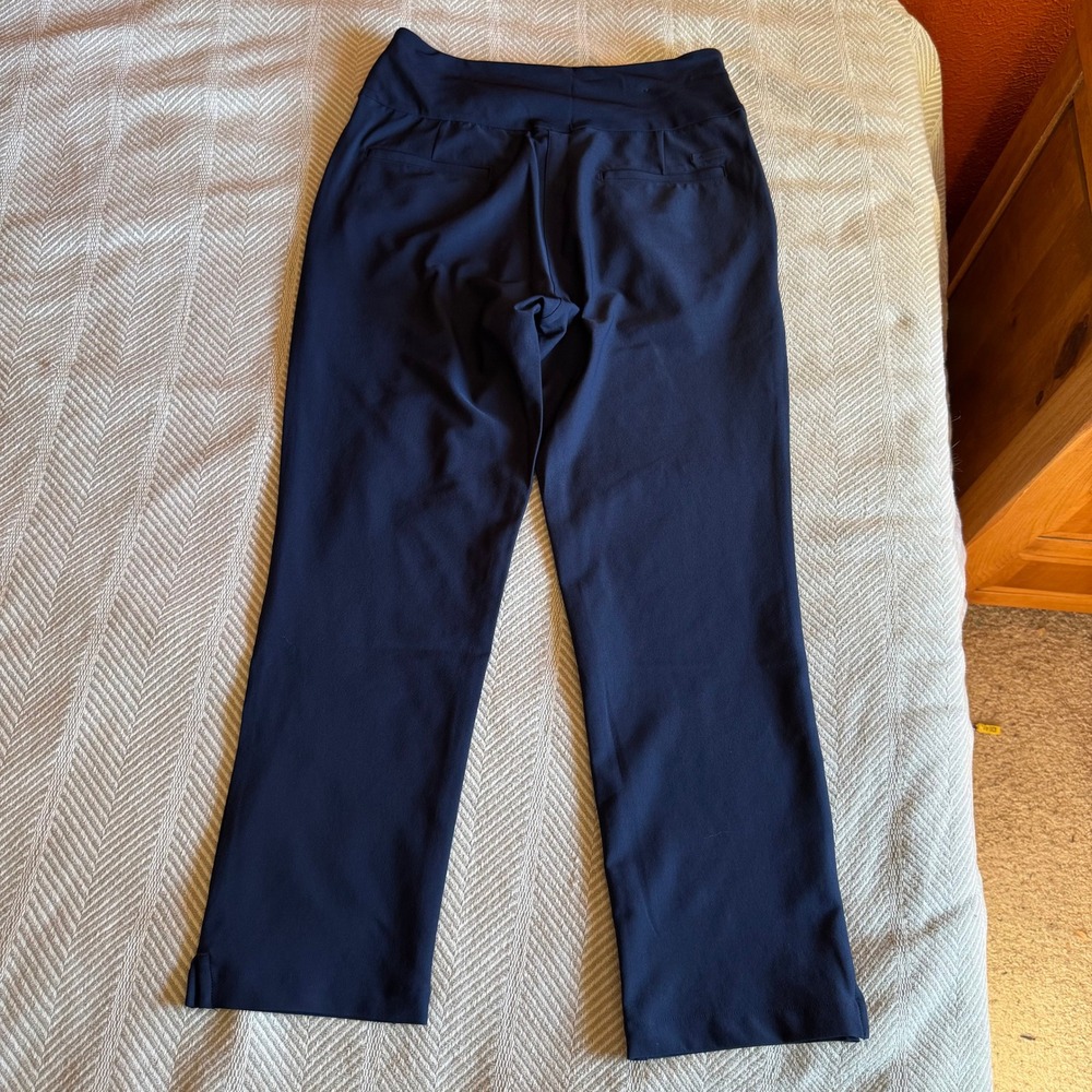 Adidas Ultimate365 Ankle Golf Pants Womens Small Collegiate Navy NWT - Picture 4 of 10